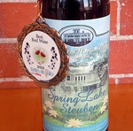 Spring Lake Steuben wine bottle with award